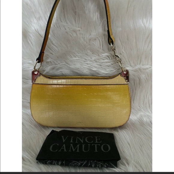 Vince Camuto Convertible Shoulder Bag - Irvine Lemon Tegrade color NWOT - Picture 3 of 5
